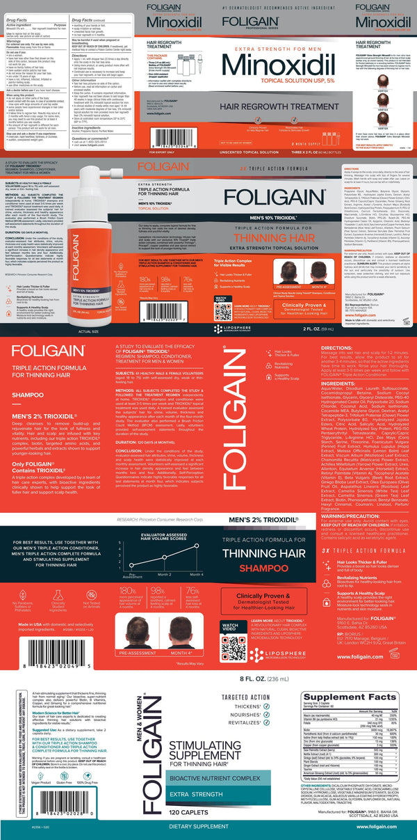 FOLIGAIN Men's Hair Regrowth Kit - FOLIGAIN UK