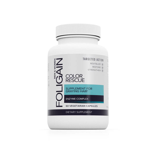 FOLIGAIN Color Rescue Supplement For Graying Hair - FOLIGAIN UK