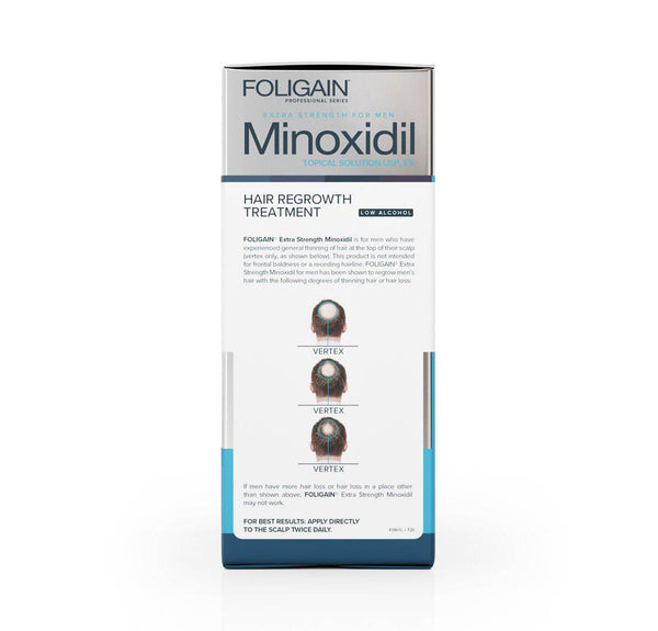 FOLIGAIN Low Alcohol Minoxidil 5% Hair Regrowth Treatment For Men - FOLIGAIN UK