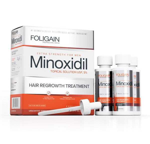 FOLIGAIN Minoxidil 5% Hair Regrowth Treatment For Men - FOLIGAIN UK