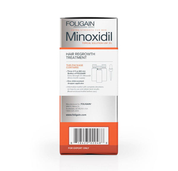 FOLIGAIN Minoxidil 5% Hair Regrowth Treatment For Men - FOLIGAIN UK